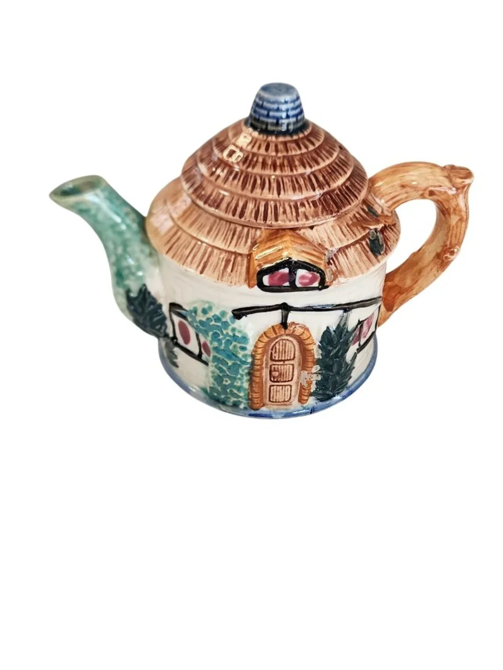 Vintage Occupied Japan Cottage-Style Tea Set 1940s Hand-Painted